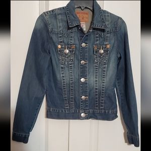 True Religion "Jimmy" Denim Jacket- Women’s Size XS Y2K